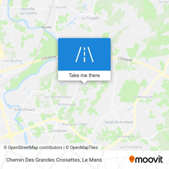 Chemin Des Grandes Croisettes map