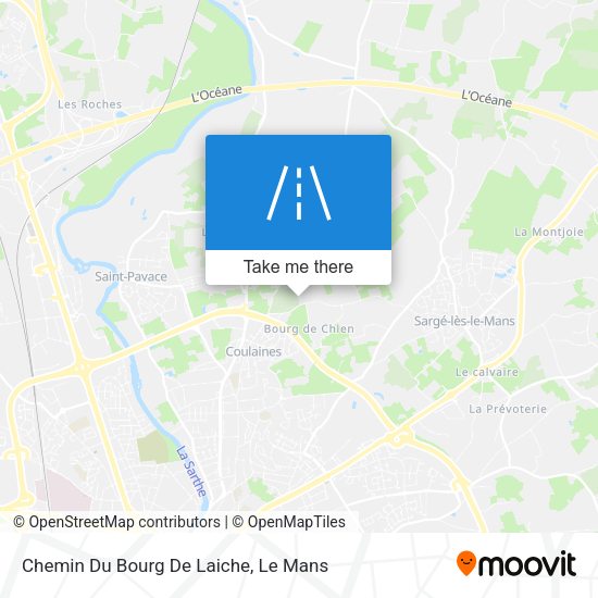 Chemin Du Bourg De Laiche map