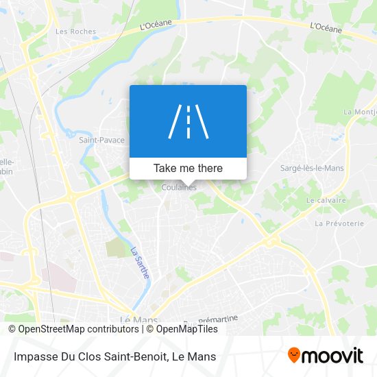 Impasse Du Clos Saint-Benoit map