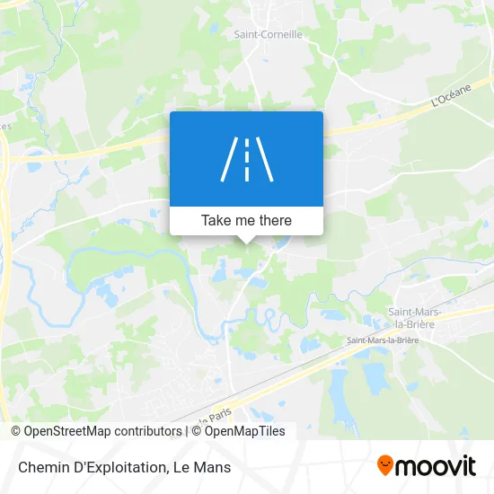 Chemin D'Exploitation map