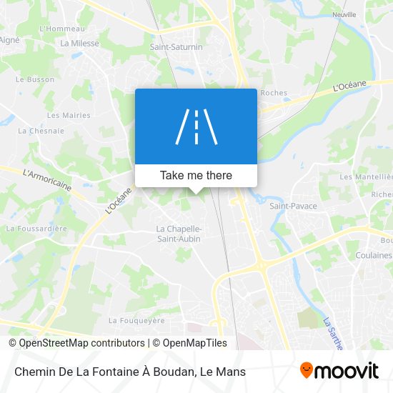 Chemin De La Fontaine À Boudan map