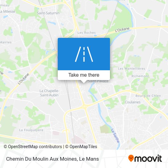 Chemin Du Moulin Aux Moines map
