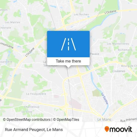 Rue Armand Peugeot map