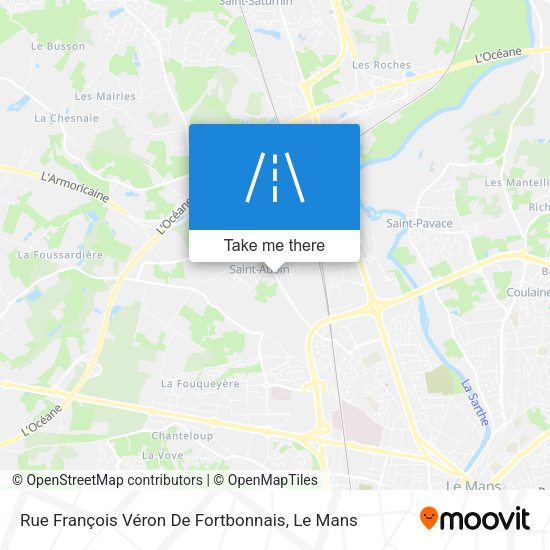 Rue François Véron De Fortbonnais map