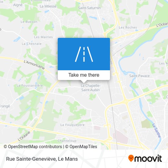 Rue Sainte-Geneviève map