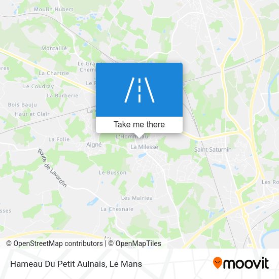 Hameau Du Petit Aulnais map