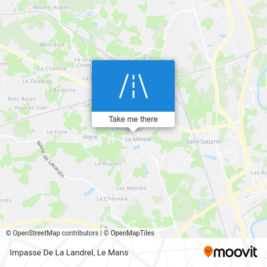 Impasse De La Landrel map