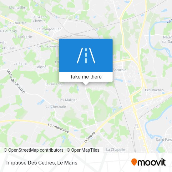 Impasse Des Cèdres map