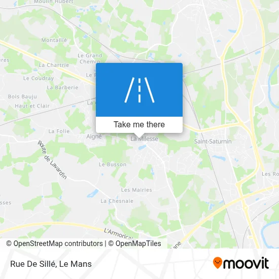 Rue De Sillé map