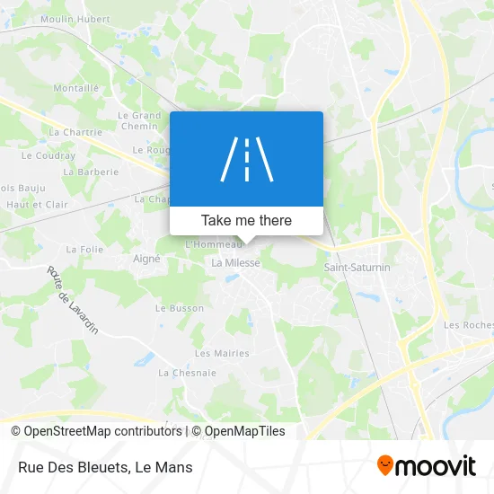 Rue Des Bleuets map