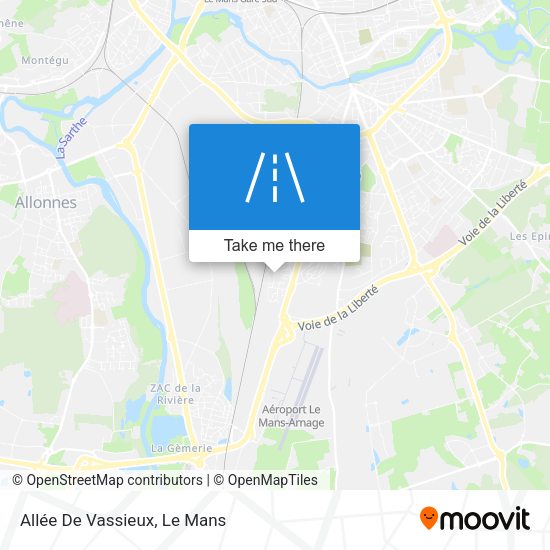 Allée De Vassieux map