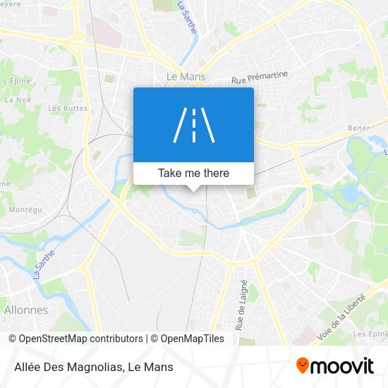 Allée Des Magnolias map