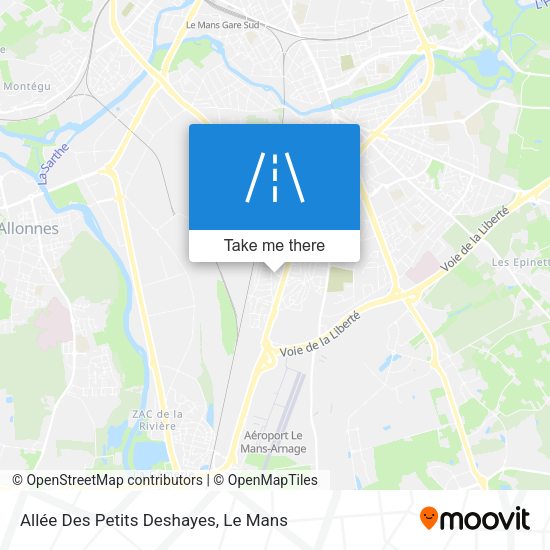 Allée Des Petits Deshayes map