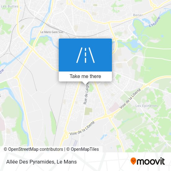 Allée Des Pyramides map