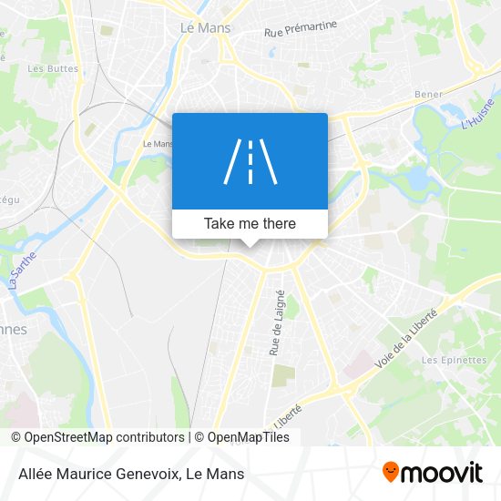 Allée Maurice Genevoix map