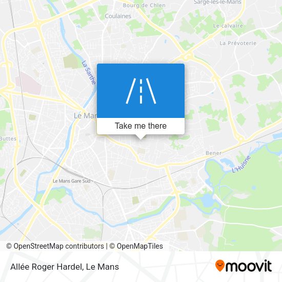 Allée Roger Hardel map