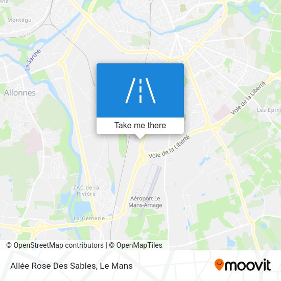 Allée Rose Des Sables map