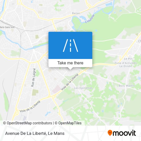 Avenue De La Liberté map