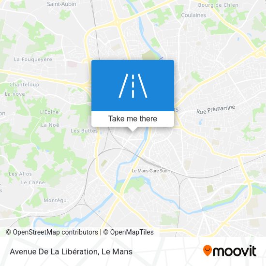 Avenue De La Libération map