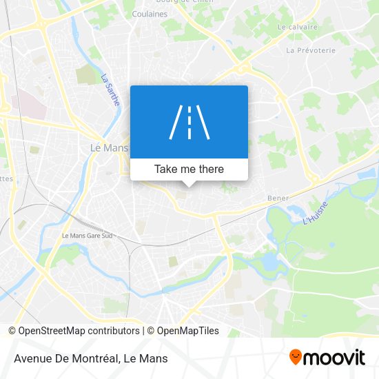 Avenue De Montréal map