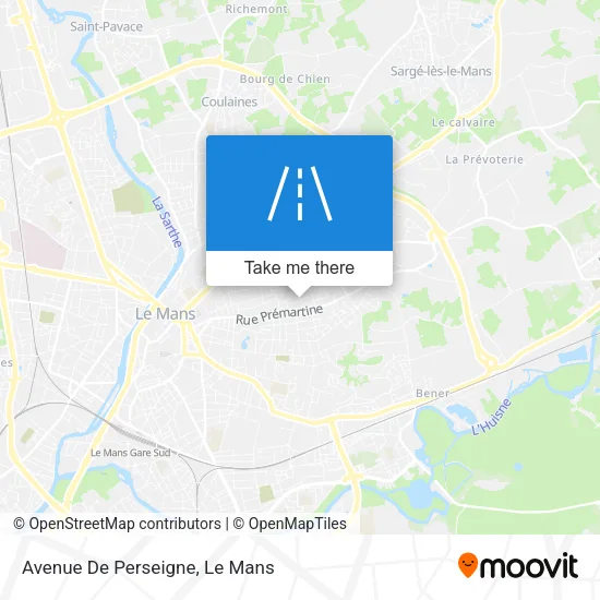 Avenue De Perseigne map