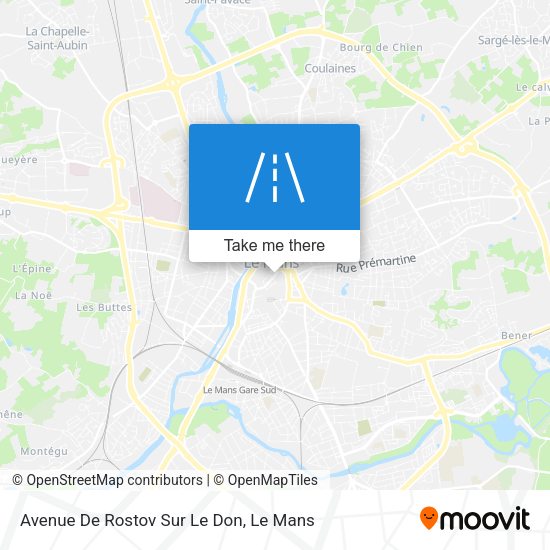 Avenue De Rostov Sur Le Don map