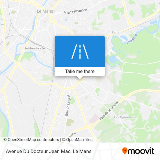 Avenue Du Docteur Jean Mac map