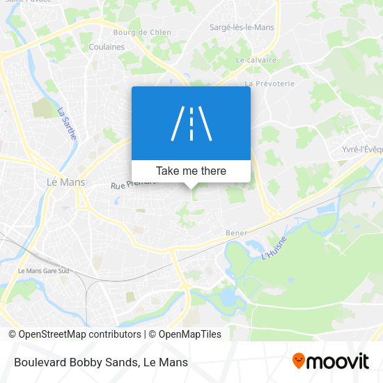 Boulevard Bobby Sands map