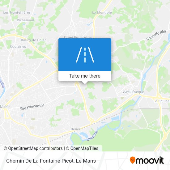 Chemin De La Fontaine Picot map