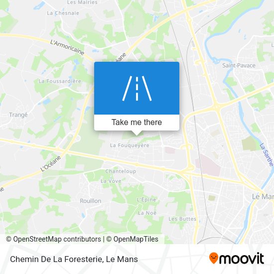Chemin De La Foresterie map