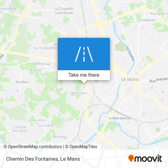 Chemin Des Fontaines map