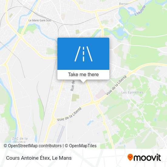 Cours Antoine Étex map