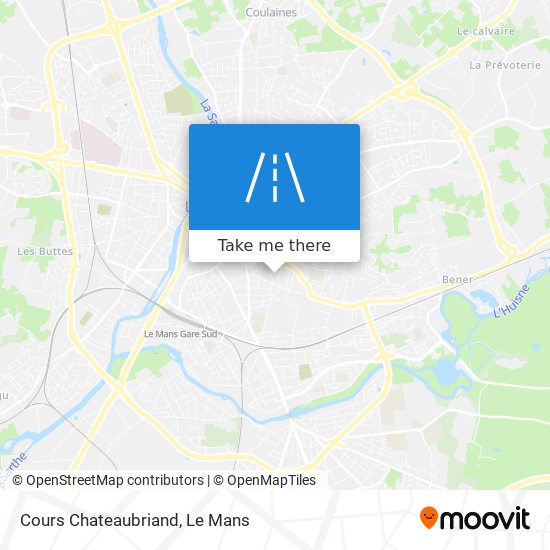 Cours Chateaubriand map