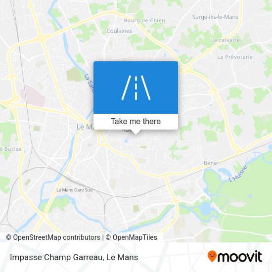 Impasse Champ Garreau map