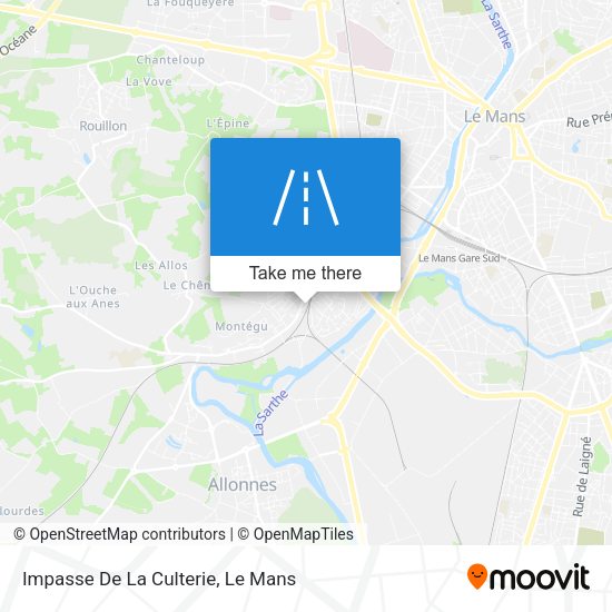 Impasse De La Culterie map