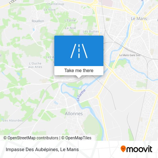 Impasse Des Aubépines map