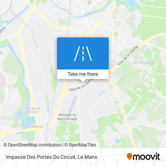 Impasse Des Portes Du Circuit map