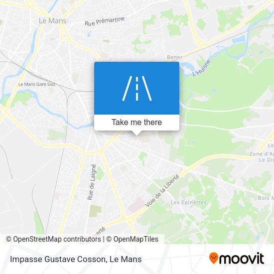 Impasse Gustave Cosson map