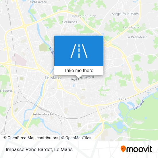 Impasse René Bardet map