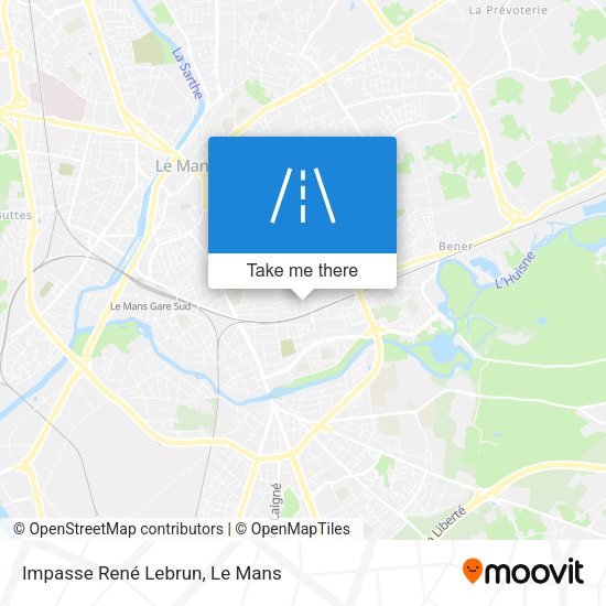 Impasse René Lebrun map