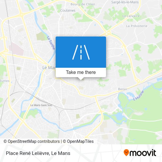 Place René Lelièvre map