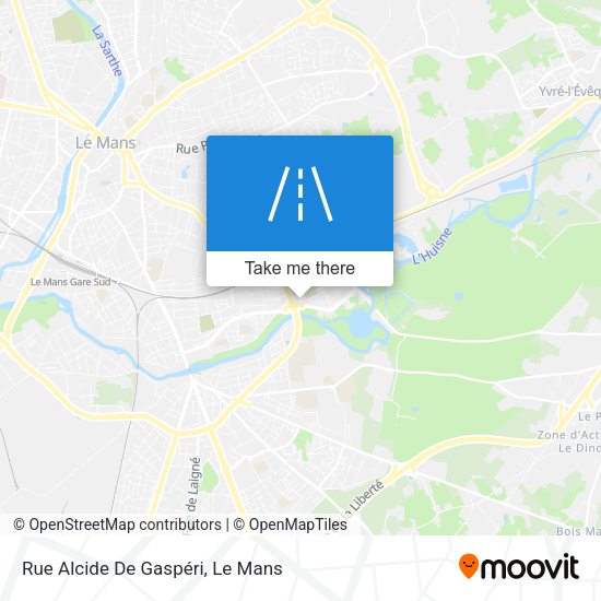 Rue Alcide De Gaspéri map