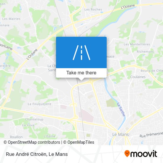Rue André Citroën map