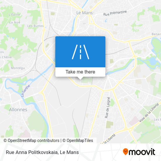 Rue Anna Politkovskaia map