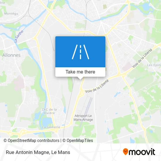 Rue Antonin Magne map