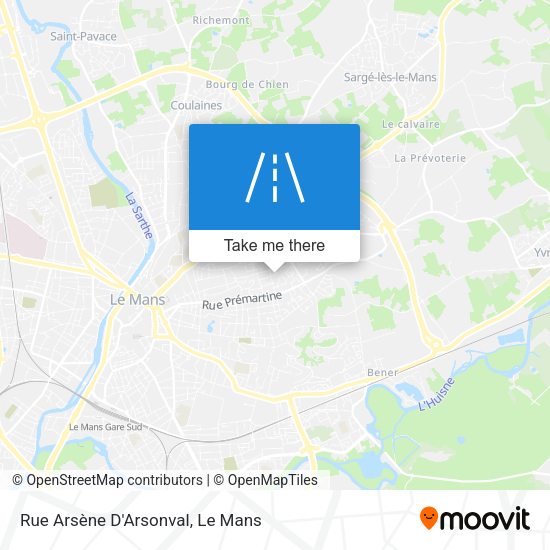Rue Arsène D'Arsonval map