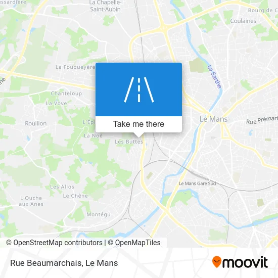 Rue Beaumarchais map