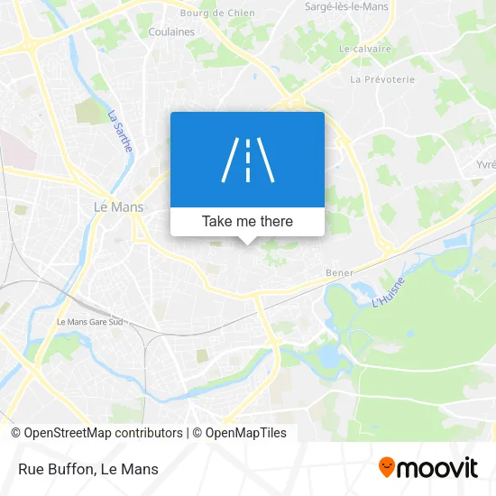 Rue Buffon map