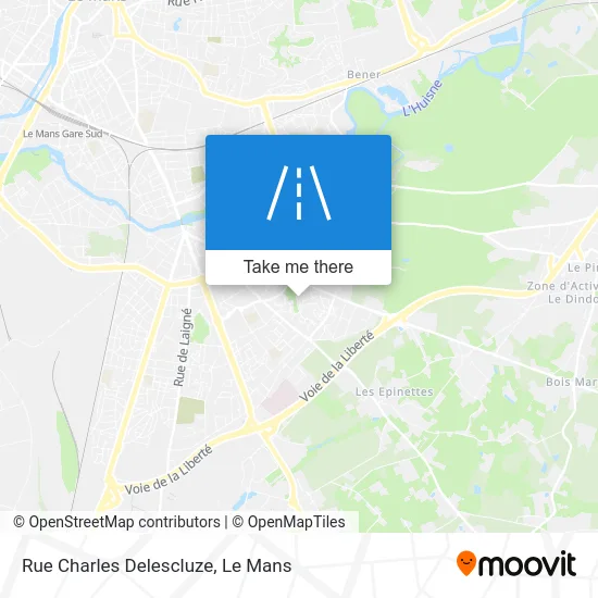 Rue Charles Delescluze map