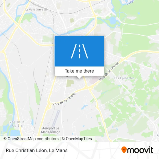 Rue Christian Léon map